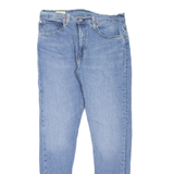 LEVI'S 512 BIG E Jeans Mens Blue Slim Tapered Stone Wash W34 L32