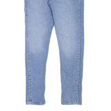 LEVI'S 512 BIG E Jeans Mens Blue Slim Tapered Stone Wash W34 L32