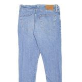 LEVI'S 512 BIG E Jeans Mens Blue Slim Tapered Stone Wash W34 L32