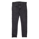 LEVI'S 519 Jeans Hi-Ball Mens Black Slim Skinny W32 L29