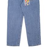 LEVI'S 550 Jeans Customised Mens Blue Relaxed Tapered W34 L30