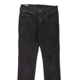 LEVI'S 511 BIG E Jeans Mens Black Slim Straight W32 L34