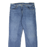 LEVI'S 505 Jeans Mens Blue Regular Straight Stone Wash W38 L32