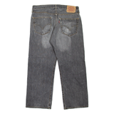 LEVI'S 501 Jeans Mens Grey Regular Straight Stone Wash W34 L25