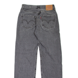 LEVI'S 501 Jeans BIG E Womens Grey Regular Straight Stone Wash W25 L32