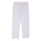 LEVI'S 501 Jeans Womens Purple Regular Straight W27 L28