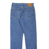 LEVI'S 501 BIG E Jeans Distressed Womens Blue Straight Stone Wash W26 L30