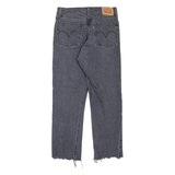 LEVI'S 501 Jeans Womens Grey Regular Straight W28 L26
