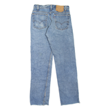 LEVI'S 505 Jeans Mens Blue Regular Straight 90s Stone Wash W28 L27
