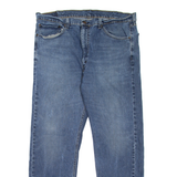 LEVI'S 505 Jeans Mens Blue Regular Straight Stone Wash W37 L30