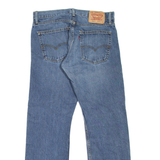 LEVI'S 514 Jeans Mens Blue Slim Straight Stone Wash W32 L30