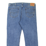 LEVI'S 505 Jeans Mens Blue Regular Straight Stone Wash W40 L30
