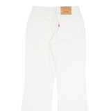 LEVI'S Womens Corduroy Trousers Cream Regular Bootcut 90s W26 L31
