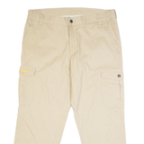 BERNWALT Cargo Mens Trousers Beige Regular Straight W38 L29