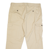 BERNWALT Cargo Mens Trousers Beige Regular Straight W38 L29