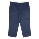 DICKIES 874 Flex Workwear Mens Trousers Blue Classic Straight W42 L26