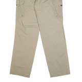 LETS GO Cargo Mens Trousers Beige Regular Straight W32 L32