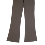 REMAKE High Rise Womens Trousers Brown Regular Flared W24 L33