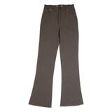 REMAKE High Rise Womens Trousers Brown Regular Flared W24 L33