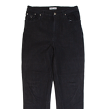 VICTORIA VERDI Stretch Mens Trousers Black Regular Tapered 90s W30 L29