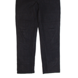 VICTORIA VERDI Stretch Mens Trousers Black Regular Tapered 90s W30 L29