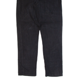 VICTORIA VERDI Stretch Mens Trousers Black Regular Tapered 90s W30 L29