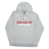 NIKE Sacred Heart Prep Tennis Mens Grey Hoodie USA S