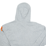 NIKE Clinton Middle School Hawks Basketball Womens Grey Hoodie USA M