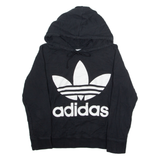 ADIDAS ORIGINALS Womens Black Hoodie UK 14