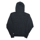 CHAMPION Mens Black Hoodie S