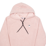 FILA Teddy Fleece Womens Pink Hoodie L