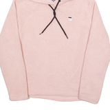 FILA Teddy Fleece Womens Pink Hoodie L