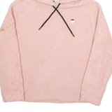 FILA Teddy Fleece Womens Pink Hoodie XL