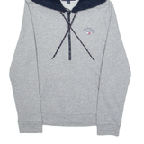 TOMMY HILFIGER 1/2 Zip Womens Grey Hoodie S