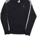 ADIDAS Womens Black Hoodie XS