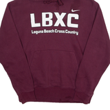 NIKE LBXC Mens Maroon Hoodie USA M
