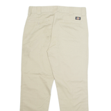 DICKIES Workwear Chino Mens Trousers Beige Regular Straight W34 L32