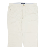 TOMMY HILFIGER Chino Mens Trousers Beige Regular Straight W36 L27