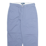 POLO RALPH LAUREN Chino Mens Trousers Purple Regular Straight W36 L27