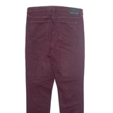 POLO RALPH LAUREN Womens Trousers Maroon Regular Skinny W30 L29