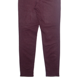 POLO RALPH LAUREN Womens Trousers Maroon Regular Skinny W30 L29