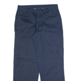 DICKIES Workwear Mens Trousers Blue Regular Straight W32 L32