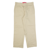DICKIES Workwear Womens Trousers Beige Regular Straight W30 L27