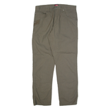 WRANGLER Workwear Mens Trousers Grey Regular Straight W36 L34