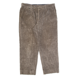 SEARS Chino Mens Corduroy Trousers Grey Regular Straight 90s W36 L27