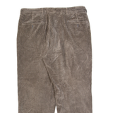 SEARS Chino Mens Corduroy Trousers Grey Regular Straight 90s W36 L27