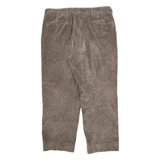 SEARS Chino Mens Corduroy Trousers Grey Regular Straight 90s W36 L27