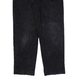 WEST BAY Pleated Chino Mens Corduroy Trousers Blue Straight 90s W35 L30