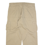 WRANGLER Cargo Mens Trousers Beige Regular Straight W36 L30