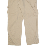 WRANGLER Cargo Mens Trousers Beige Relaxed Straight W32 L30